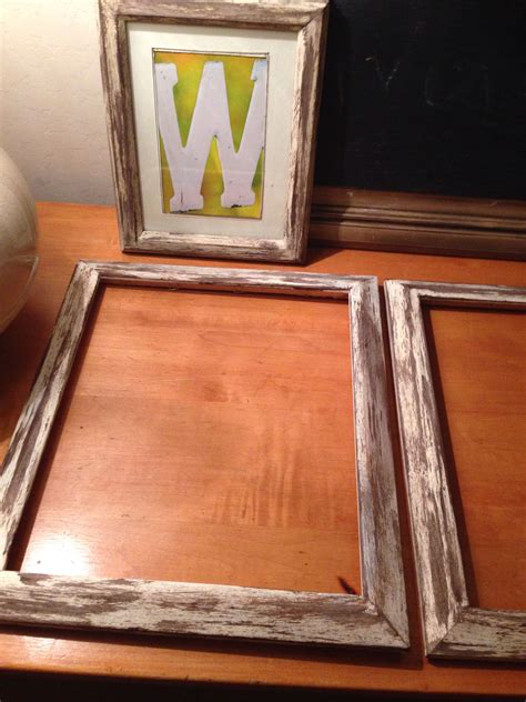 Distressed Picture Frames Diy