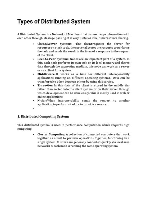 Distributed Systems Lecture