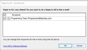 Distribution List Reply All