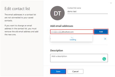 Distribution List With External Emails