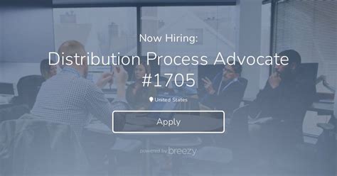 Distribution Process Advocate