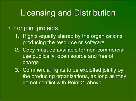 Distribution Vs Licensing
