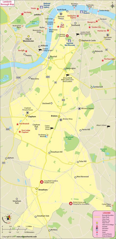 districts in lambeth borough