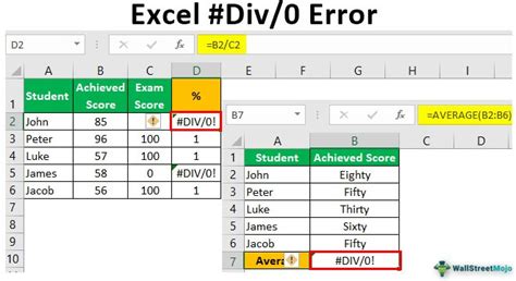 5 Ways to Fix Div 0 in Excel