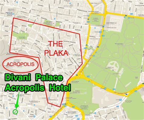 divani palace acropolis athens map
