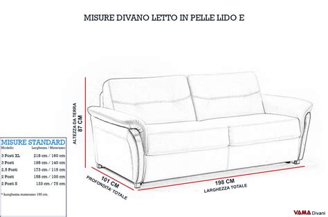 Divano 2 Posti Dimensioni