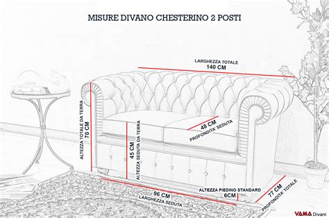 Divano Due Posti Dimensioni