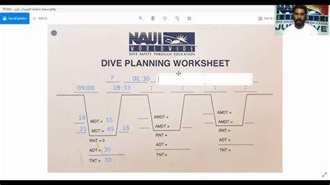 Dive Table Quiz
