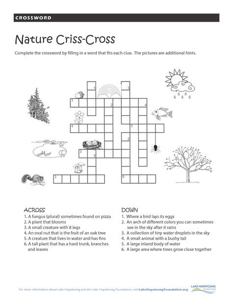 Nature crossword and biodiversity quiz for World Environment Day