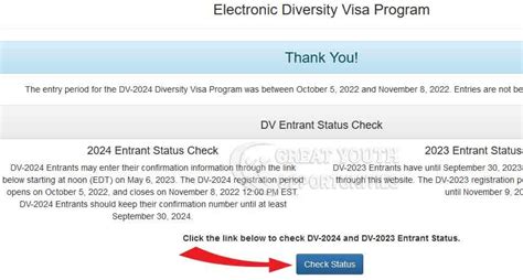 diversity visa check status