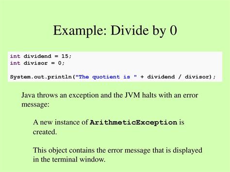 Divide By 0 Java