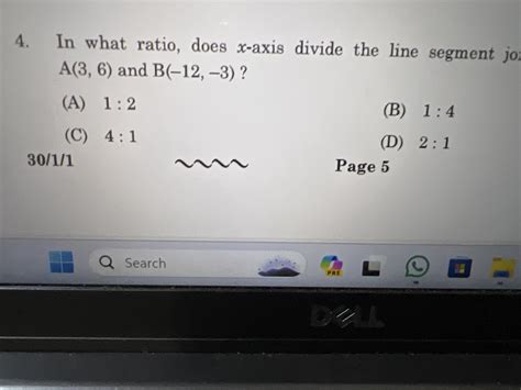Divide The Line Segment In The Ratio 4 Is To 3
