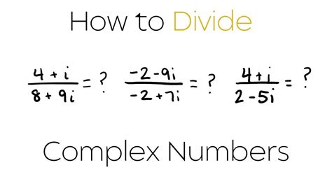 Dividing Complex Numbers Definition