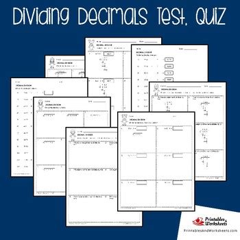 Dividing Decimals Quiz