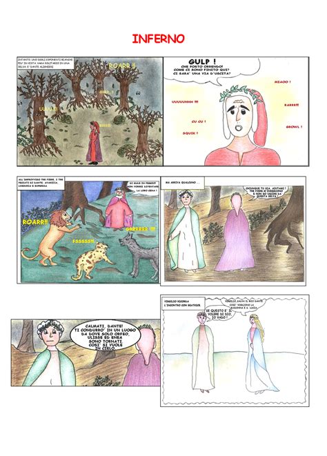 divina commedia per bambini fumetti