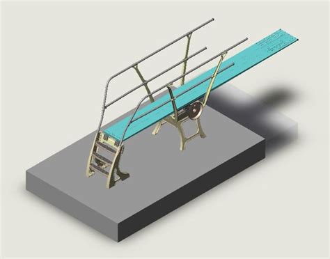 Diving Board Handrails