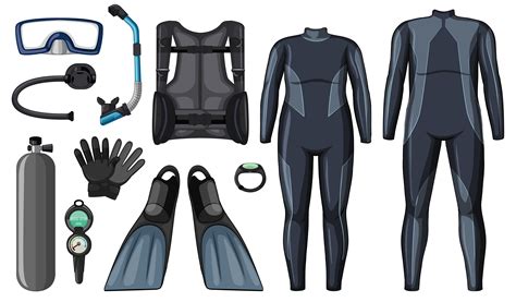 Diving Equipment Vector