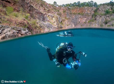 Diving In A Quarry