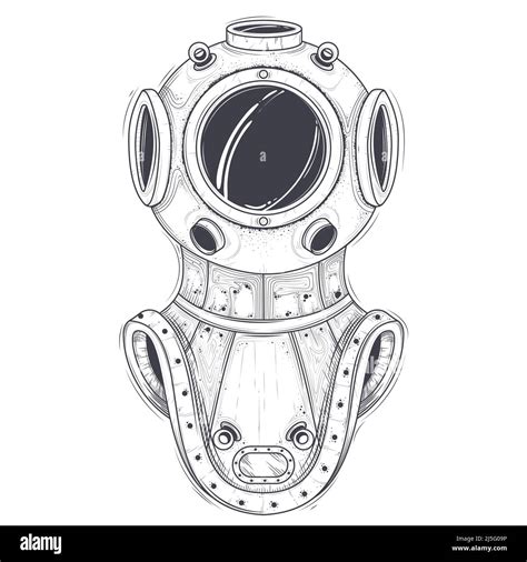 Diving Suit Drawing