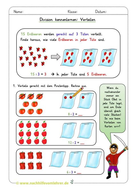 Ideen fur Aufteilen Und Verteilen