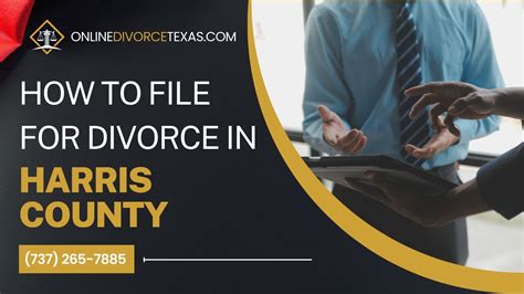 divorce filing fee harris county