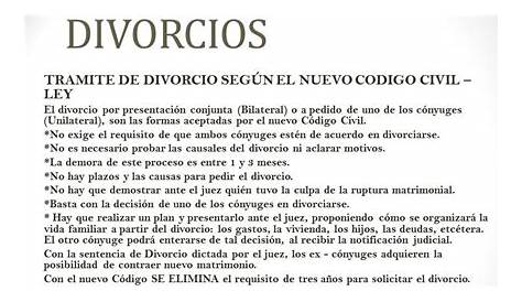 El divorcio en el nuevo Código civil argentino | La guía de Derecho