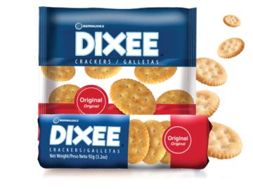Dixee Crackers Calories
