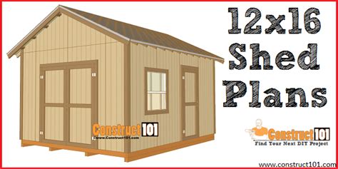 How to Build a Storage Shed Shed Plans 12x16 Gable Roof Shed