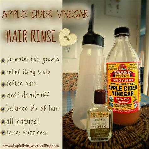 This Easy, Breezy DIY Apple Cider Vinegar Hair Rinse