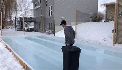 Diy Backyard Ice Rink Resurfacer