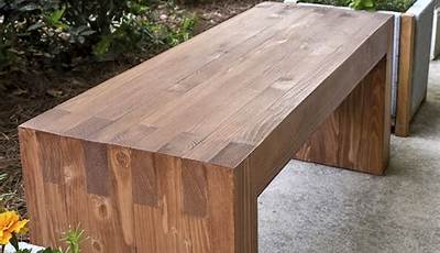 Diy Bench From Coffee Table