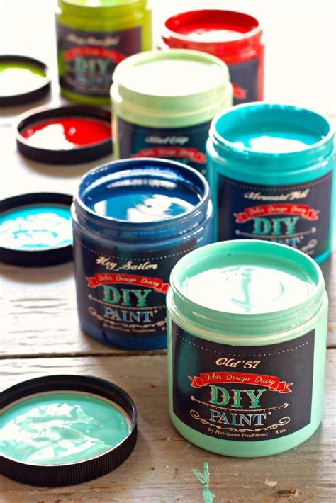 How to Make DIY Chalk Paint Using Store Samples DIY beautify