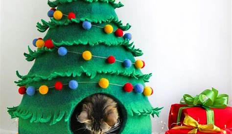 Diy Cat Christmas Tree Safe Decorations Ideas 2021