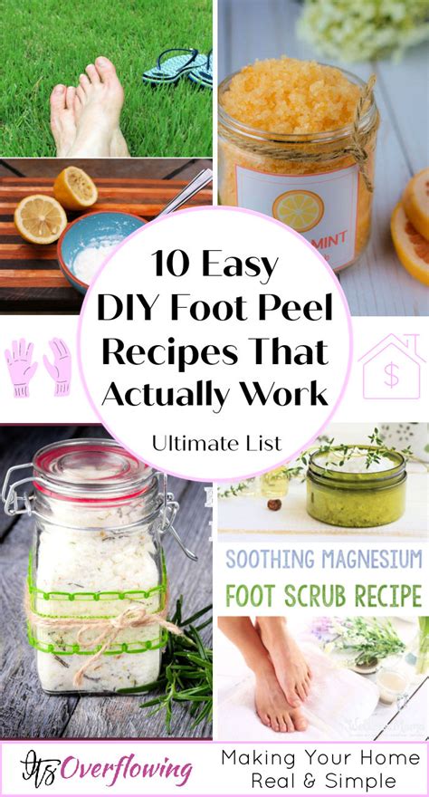 10 Quick and Easy DIY Foot Peel Recipes That Actually Work