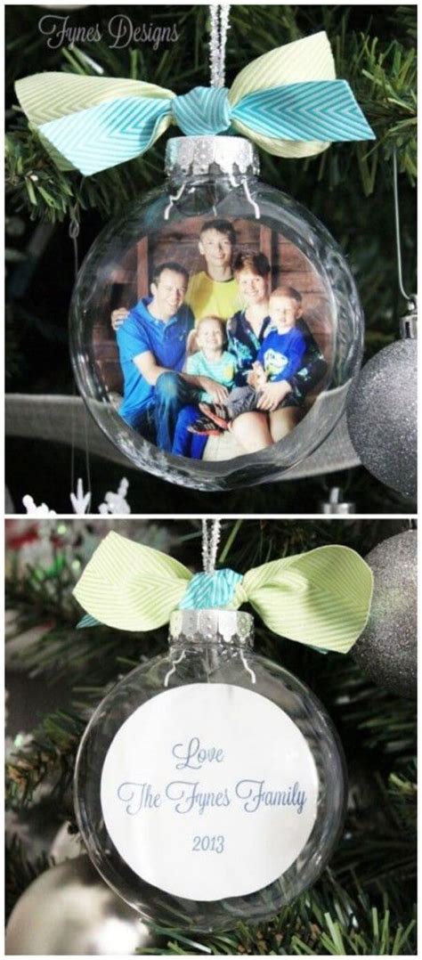 Diy Christmas Ornaments With Pictures Inside