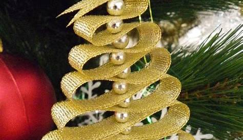 Diy Christmas Ribbon Ornaments Easy DIY Tree Gift Tag Or Ornament Tutorial