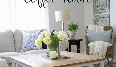 Diy Coffee Table Modern Farmhouse