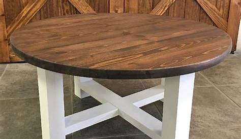 Diy Coffee Table Round Rustic