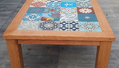 Diy Coffee Table Tile Top