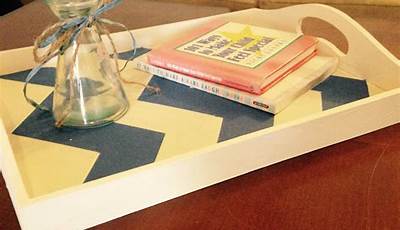 Diy Coffee Table Tray Painted