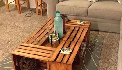 Diy Coffee Table Using Crates