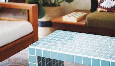 Diy Coffee Table With Tiles