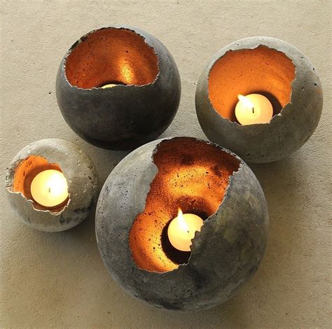 DIY Concrete Candle Holders The OwnerBuilder Network
