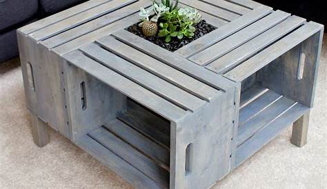 Diy Crate Coffee Table