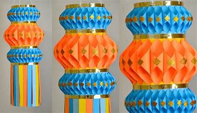 Diy Diwali Decoration Ideas Paper Lantern