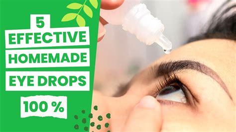 Homemade Eye Drops for Itchy, Puffy, Dry Eyes