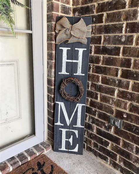 30 Best Front Porch Sign Designs and DIY Ideas for 2017
