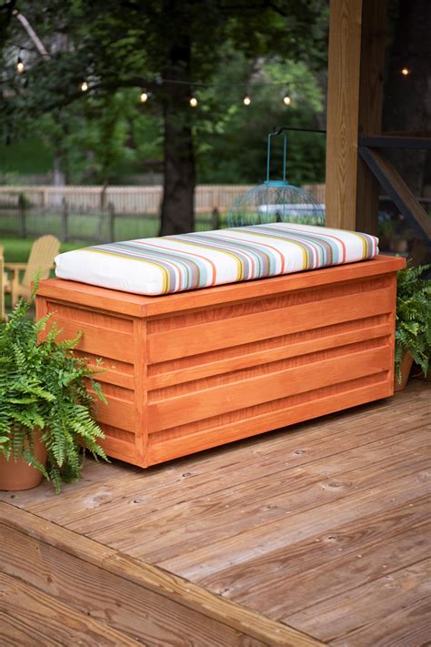 Wood effect Plastic Garden storage bench box DIY at B&Q Patio