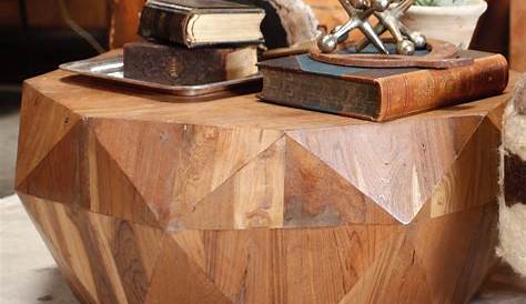 Diy Geometric Wood Coffee Table