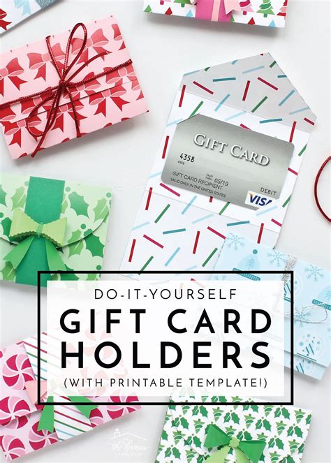 DIY Gift Card Envelopes House by Hoff